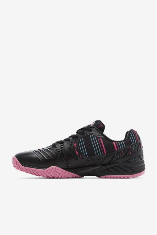 Fila Axilus 2.5 Energized Miesten Tenniskengät Mustat Sininen Pinkki | Fila972MQ