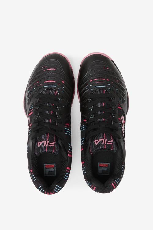 Fila Axilus 2.5 Energized Miesten Tenniskengät Mustat Sininen Pinkki | Fila972MQ