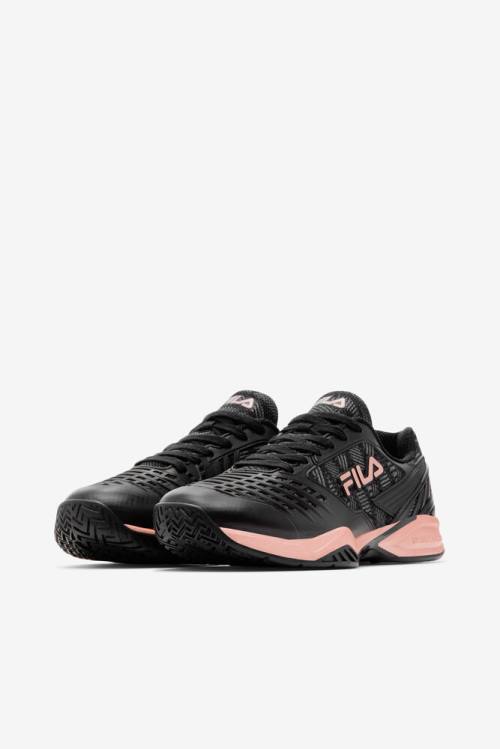 Fila Axilus 2.5 Energized Naisten Tenniskengät Mustat Pinkki Kultaiset | Fila563EF