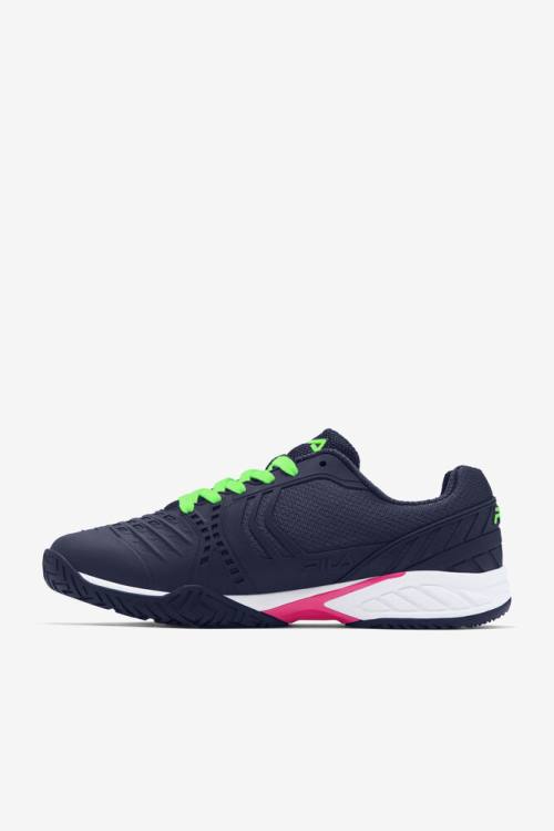 Fila Axilus 2 Energized Miesten Tenniskengät Sininen Vihreä Violetit | Fila149CZ