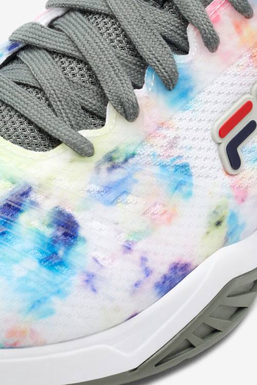 Fila Axilus 2 Energized Miesten Tenniskengät Monivärinen Valkoinen Vihreä | Fila297MH
