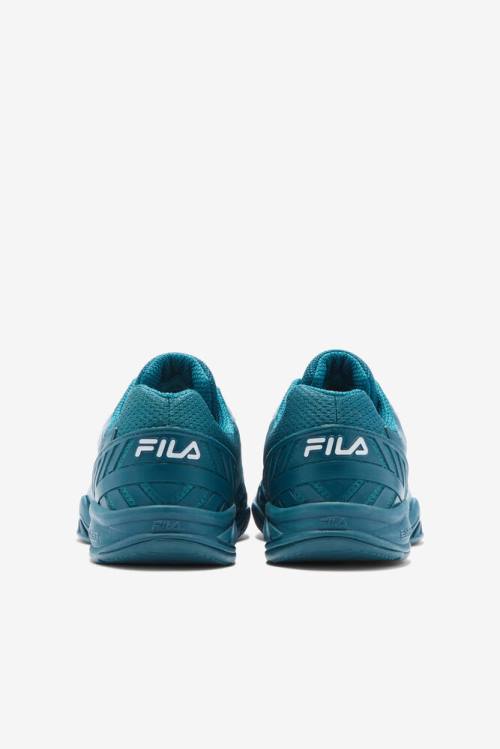 Fila Axilus 2 Energized Miesten Tenniskengät Sininen Koralli Vihreä Harmaat Valkoinen | Fila326RB