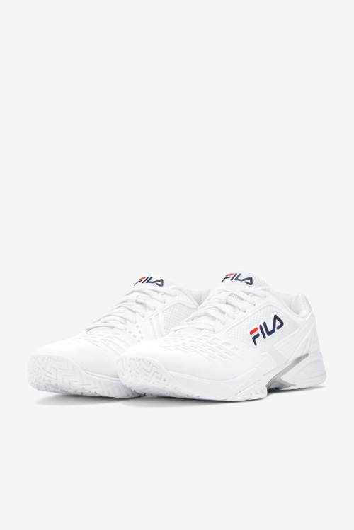Fila Axilus 2 Energized Miesten Tenniskengät Valkoinen Laivastonsininen | Fila584NM