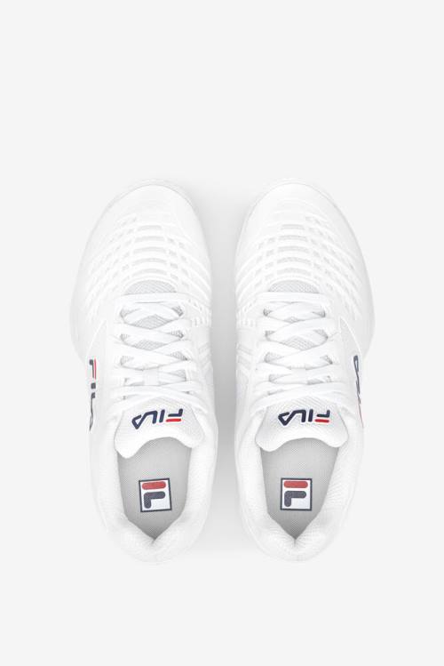 Fila Axilus 2 Energized Miesten Tenniskengät Valkoinen Laivastonsininen | Fila584NM