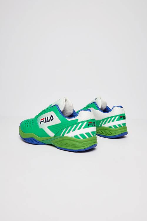 Fila Axilus 2 Energized Miesten Tenniskengät Vaaleanvihreä Valkoinen Laivastonsininen | Fila845NQ