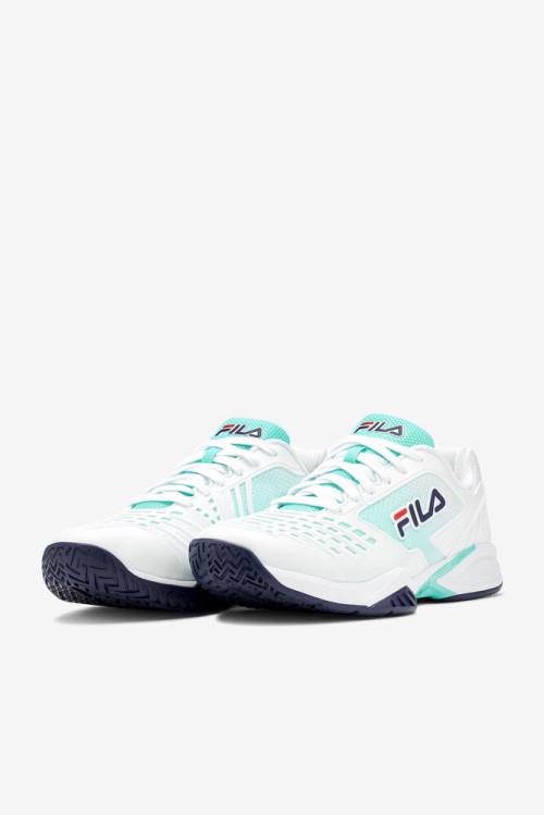 Fila Axilus 2 Energized Miesten Tenniskengät Valkoinen Laivastonsininen | Fila980SY