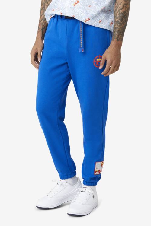 Fila Basecamp Miesten Housut Sininen | Fila732BD