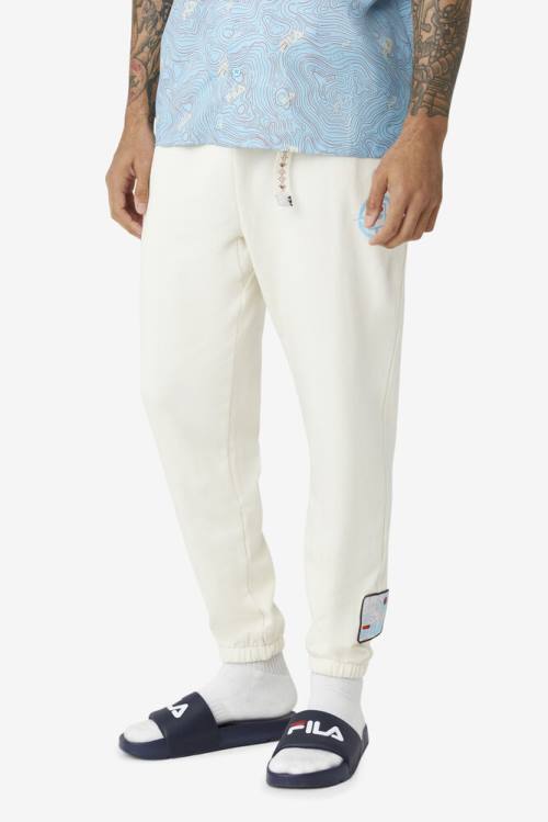 Fila Basecamp Miesten Housut Valkoinen | Fila491DW