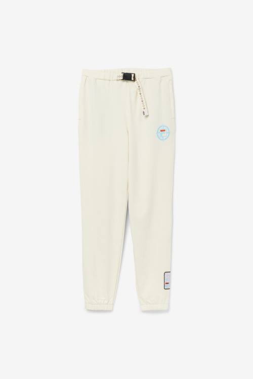 Fila Basecamp Miesten Housut Valkoinen | Fila491DW