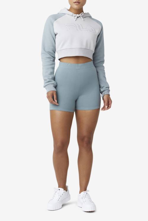 Fila Beatriz High Vyötärö Bike Naisten Shortsit Hopea | Fila921RE