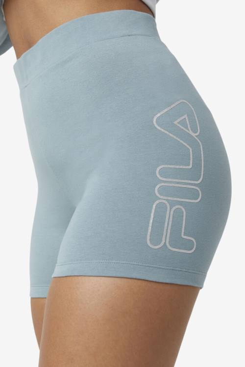 Fila Beatriz High Vyötärö Bike Naisten Shortsit Hopea | Fila921RE