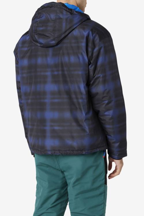 Fila Beta Puffer Miesten Takki Sininen Harmaat | Fila634AK