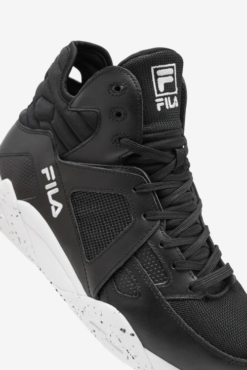 Fila Cage Mid Miesten Koripallokengät Mustat Valkoinen | Fila759NF