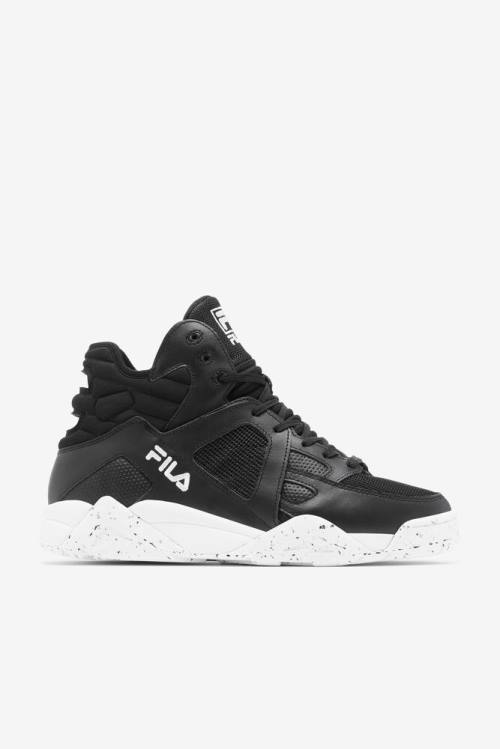Fila Cage Mid Miesten Koripallokengät Mustat Valkoinen | Fila759NF