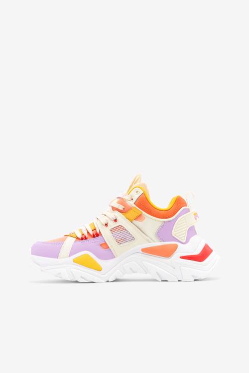 Fila Cage Mid Mixed Media Naisten Tennarit Oranssi | Fila586GT