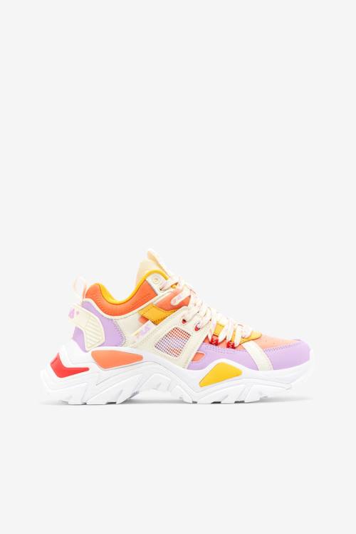 Fila Cage Mid Mixed Media Naisten Tennarit Oranssi | Fila586GT