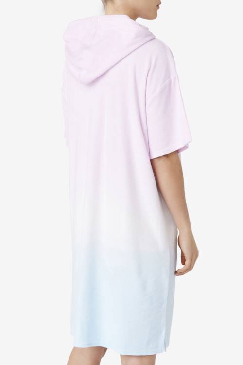 Fila Cali Hupullinen Poncho Naisten Huppari Violetit Sininen Koralli | Fila752WE