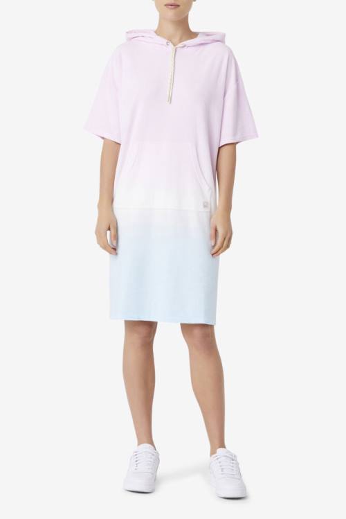 Fila Cali Hupullinen Poncho Naisten Huppari Violetit Sininen Koralli | Fila752WE