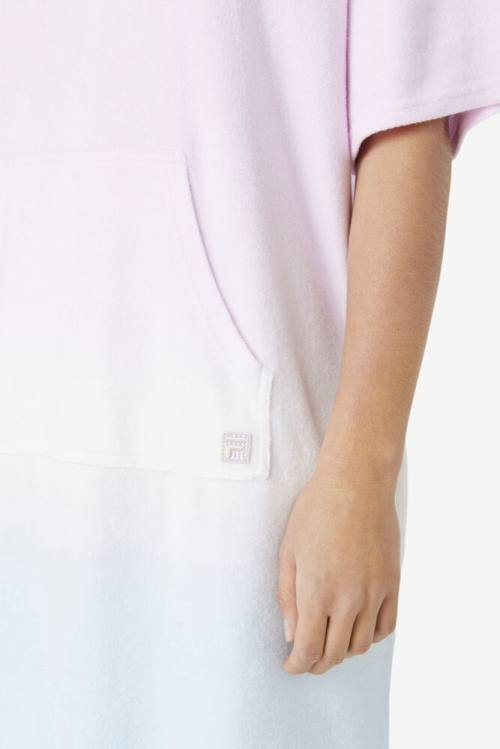 Fila Cali Hupullinen Poncho Naisten Huppari Violetit Sininen Koralli | Fila752WE