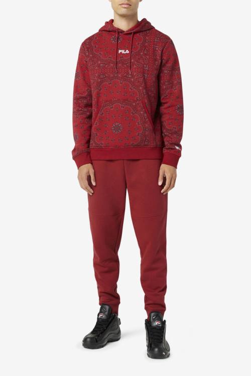 Fila Canadice Jogger Miesten Housut Punainen | Fila642JW