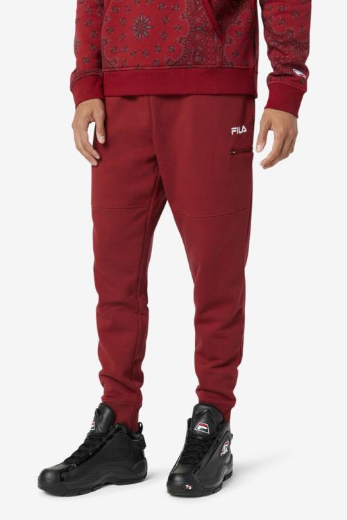 Fila Canadice Jogger Miesten Housut Punainen | Fila642JW