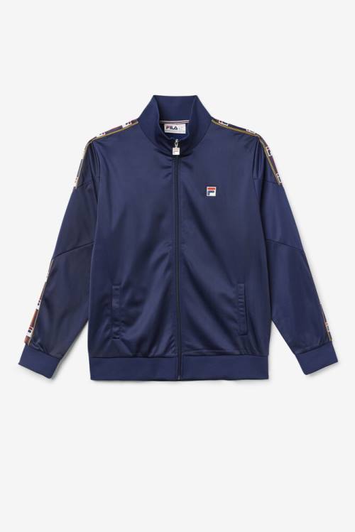 Fila Carson Track Miesten Takki Laivastonsininen | Fila687CD