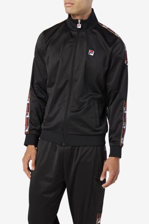 Fila Carson Track Miesten Takki Mustat | Fila679CM