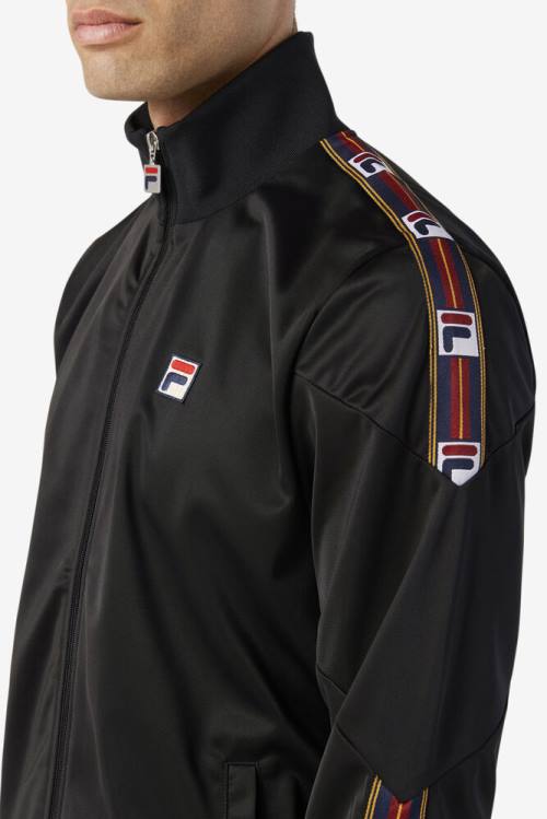 Fila Carson Track Miesten Takki Mustat | Fila679CM