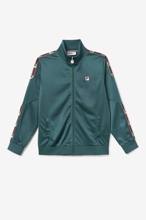 Fila Carson Track Miesten Takki Oliivinvihreä | Fila046OL