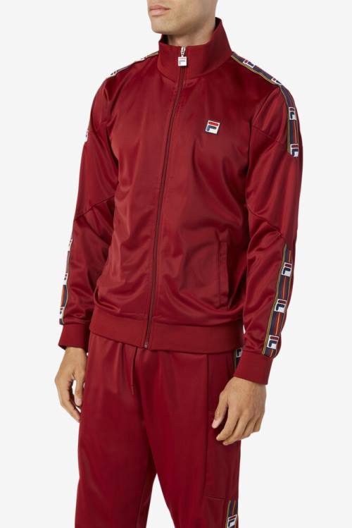 Fila Carson Track Miesten Takki Punainen | Fila735PV