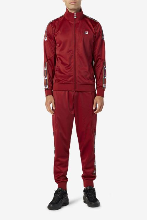 Fila Carson Track Miesten Takki Punainen | Fila735PV
