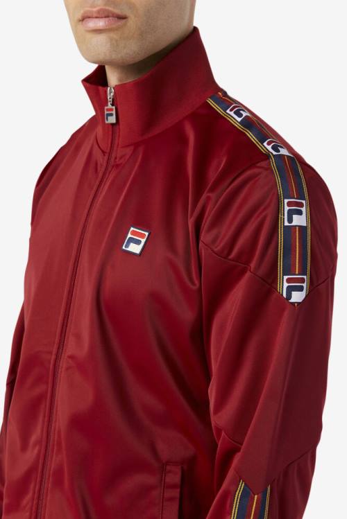 Fila Carson Track Miesten Takki Punainen | Fila735PV