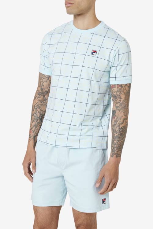 Fila Casbian Crew Miesten T Paidat Sininen Laivastonsininen Keltainen | Fila920US