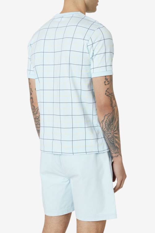 Fila Casbian Crew Miesten T Paidat Sininen Laivastonsininen Keltainen | Fila920US