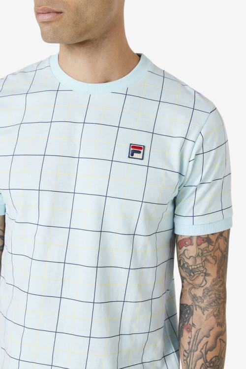 Fila Casbian Crew Miesten T Paidat Sininen Laivastonsininen Keltainen | Fila920US