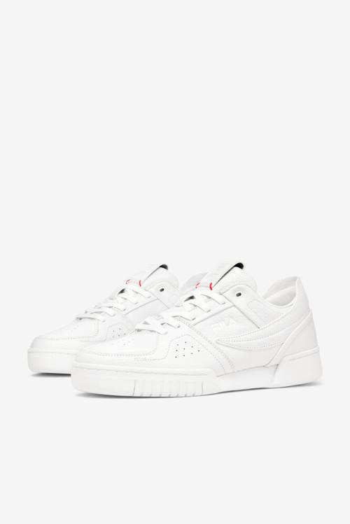 Fila Centa Miesten Tenniskengät Valkoinen Laivastonsininen Punainen | Fila598QC