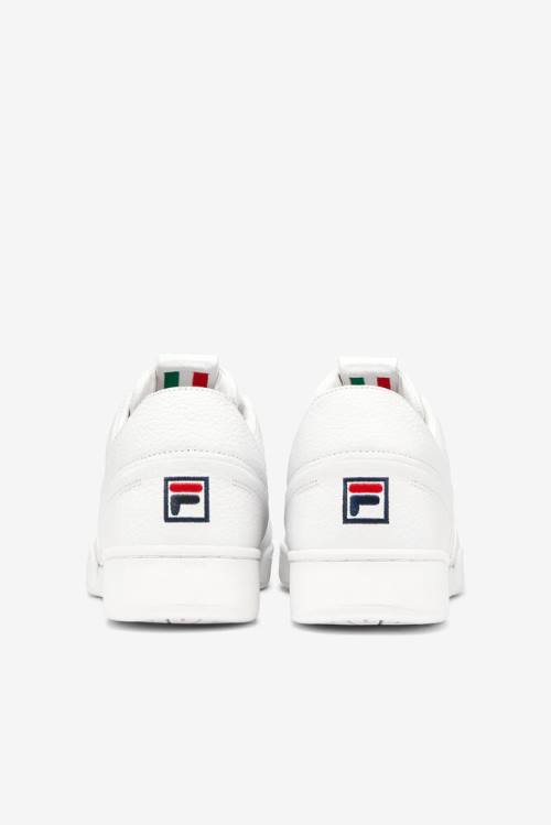 Fila Centa Miesten Tenniskengät Valkoinen Laivastonsininen Punainen | Fila598QC