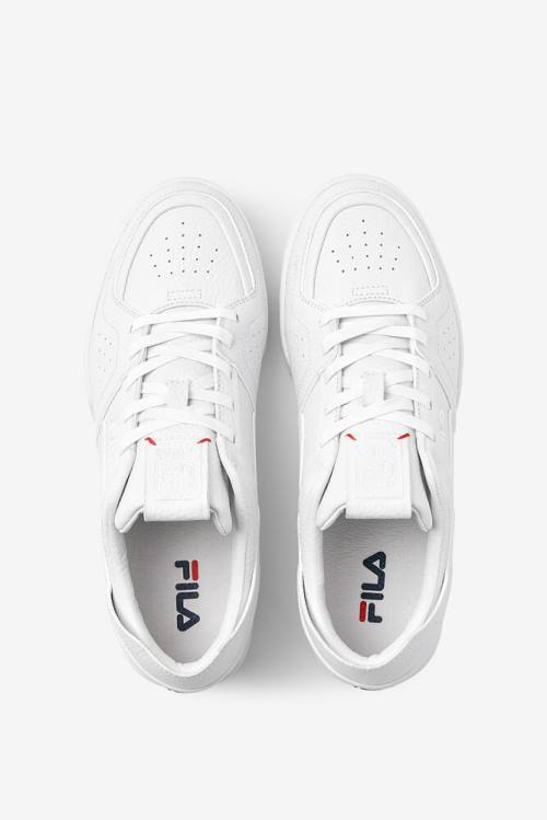Fila Centa Miesten Tenniskengät Valkoinen Laivastonsininen Punainen | Fila598QC