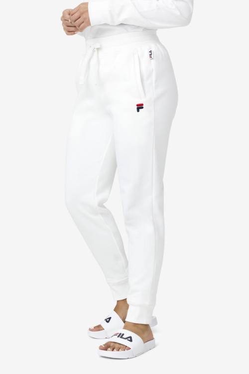 Fila Chardon Jogger Naisten Housut Valkoinen | Fila261SB