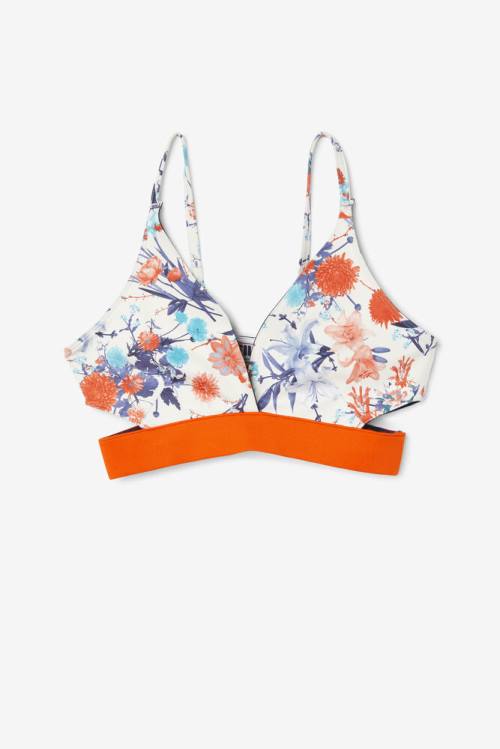 Fila Charlee Bra Naisten Topit Oranssi | Fila095ZN