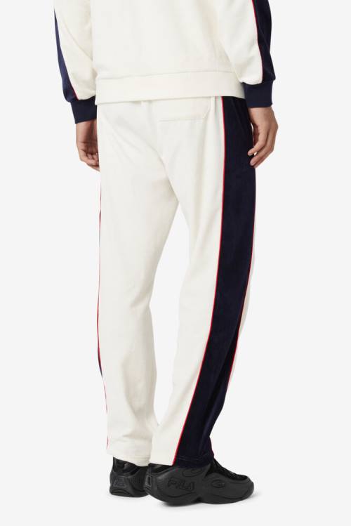 Fila Cima Velour Miesten Housut Punainen Laivastonsininen | Fila583BS
