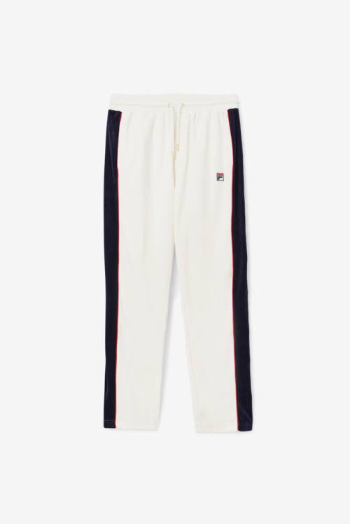 Fila Cima Velour Miesten Housut Punainen Laivastonsininen | Fila583BS