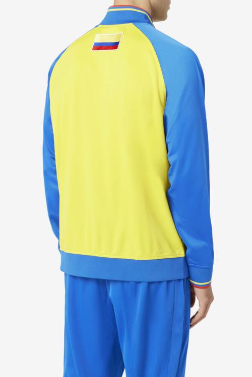 Fila Colombia Track Miesten Takki Keltainen Sininen Punainen | Fila831YM