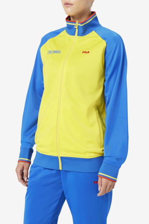 Fila Colombia Track Miesten Takki Keltainen Sininen Punainen | Fila831YM