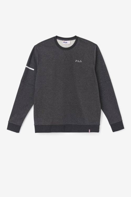 Fila Commuter Crew Miesten Puserot Mustat | Fila671DT