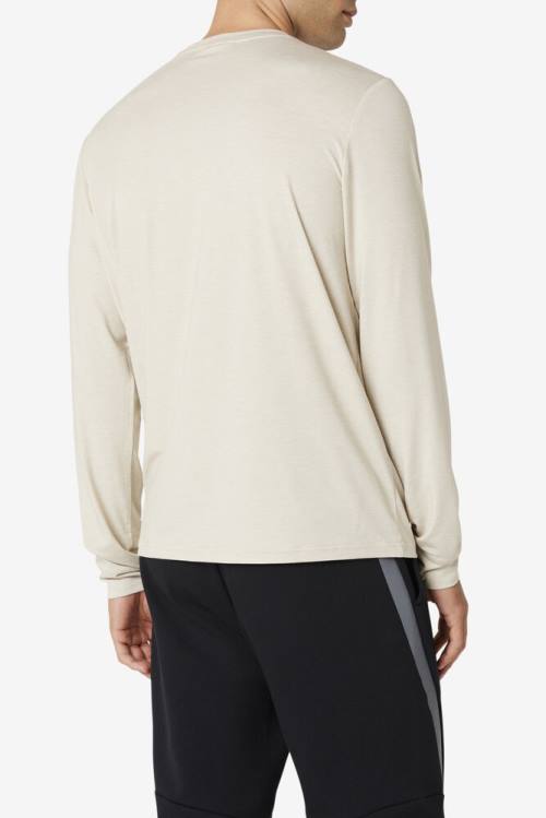 Fila Commuter Long Sleeve Tee Miesten T Paidat Valkoinen | Fila571DV
