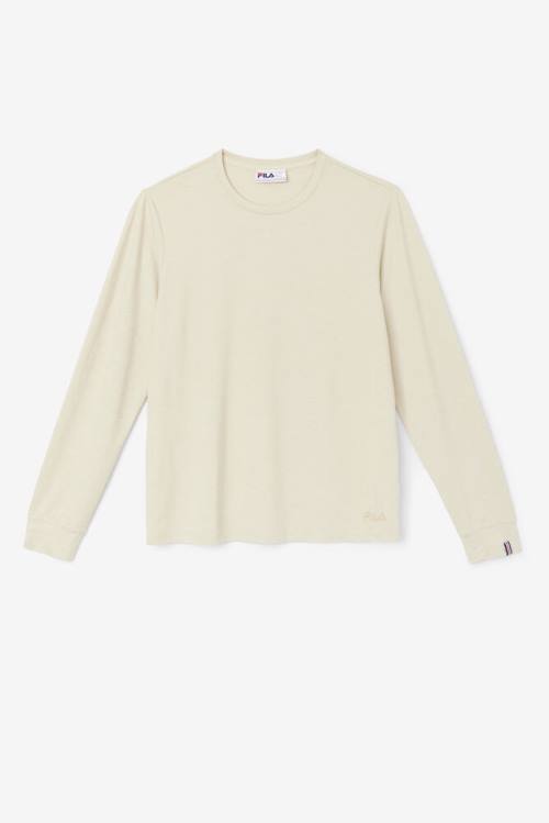 Fila Commuter Long Sleeve Tee Miesten T Paidat Valkoinen | Fila571DV