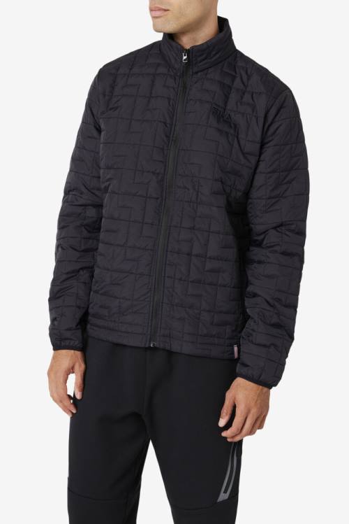 Fila Commuter Miesten Takki Mustat | Fila697OF