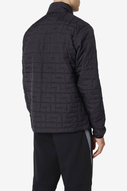 Fila Commuter Miesten Takki Mustat | Fila697OF