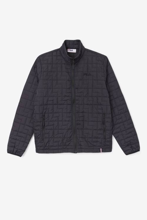 Fila Commuter Miesten Takki Mustat | Fila697OF